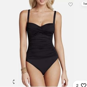 LA BLANCA ISLAND GODDESS SWEETHEART STRAPLESS ONE PIECE‎ 10